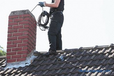 How to clean the chimney pipe with your own hands