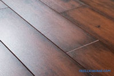 What are the types of laminate in design, shape, wear resistance classes + Photo