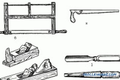 selection of materials and tools, assembly