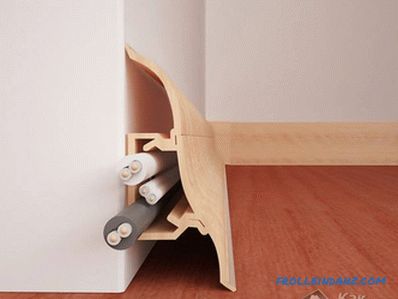 How to install plastic skirting on the floor
