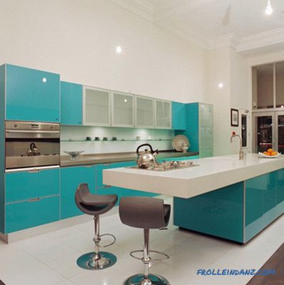 Turquoise color in the interior, with what combines and 40 photos of examples of use