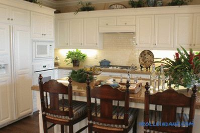 White kitchen in an interior - 41 photos idea of ​​an interior of a kitchen in classical white color