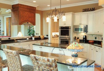 White kitchen in an interior - 41 photos idea of ​​an interior of a kitchen in classical white color