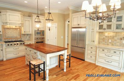 White kitchen in an interior - 41 photos idea of ​​an interior of a kitchen in classical white color