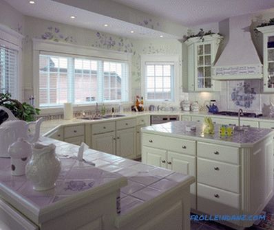 White kitchen in an interior - 41 photos idea of ​​an interior of a kitchen in classical white color