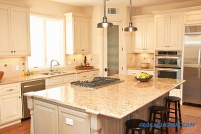 White kitchen in an interior - 41 photos idea of ​​an interior of a kitchen in classical white color