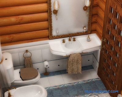 Waterproofing a bathroom in a wooden house