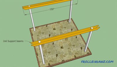 Pergola do-it-yourself - how to make it, drawings, instructions and step-by-step photos