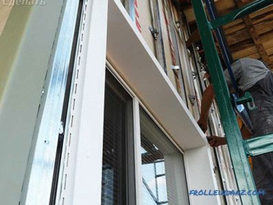 How to sheathe the window siding - mounting siding on the window opening + photo