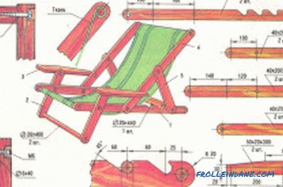 Wooden chaise longue DIY: folding design for relaxation