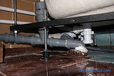 Ventilation sewage in a private house + photo