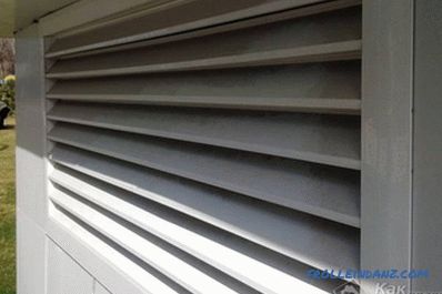 Natural ventilation of the house (buildings)