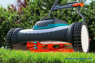 Types and types of lawn mowers - detailed overview