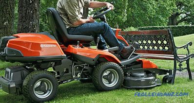 Types and types of lawn mowers - detailed overview