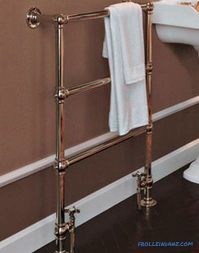 How to choose a heated towel rail for the bathroom, water or electric