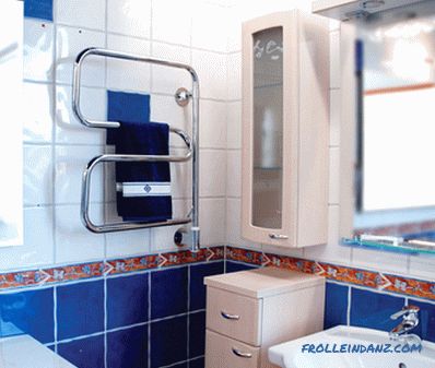 How to choose a heated towel rail for the bathroom, water or electric