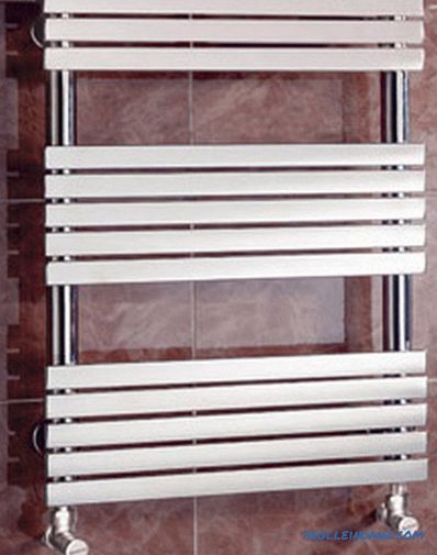 How to choose a heated towel rail for the bathroom, water or electric