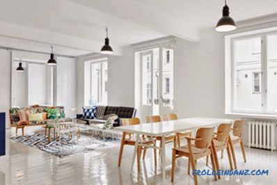 Scandinavian style in the interior and its use + Photo