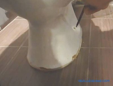 How to install the toilet on the tile do it yourself