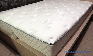 How to choose a mattress for a bed considering the size, fillers and types of mattresses + Video