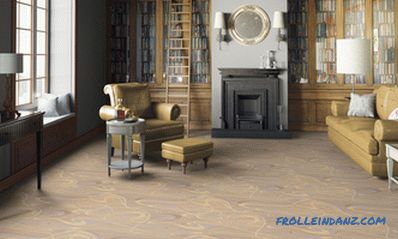 Semi-commercial linoleum technical characteristics and properties