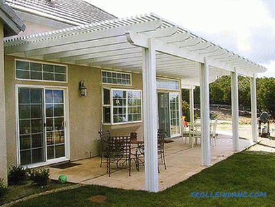 Do it yourself terrace - how to build a veranda (photo)