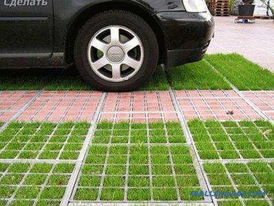 How to lay a lawn grid - self-laying