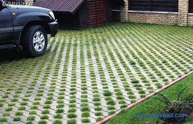 How to lay a lawn grid - self-laying