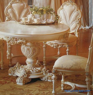Rococo style in the interior - the rules of design and photo ideas embodiment