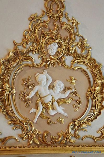 Rococo style in the interior - the rules of design and photo ideas embodiment