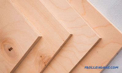 Plywood grades, sheet sizes, types and types of brands