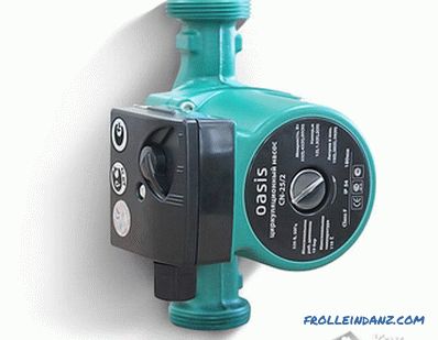 How to choose a pump for heating