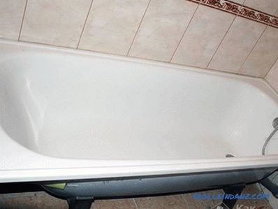 How to paint a bath inside