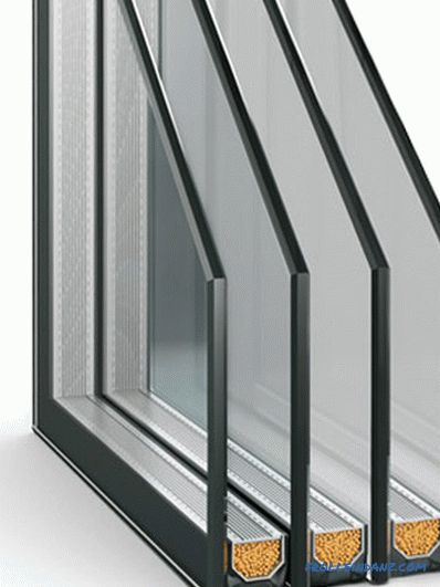 Types of glass for plastic windows and their characteristics