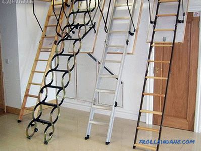 How to make a ladder to the attic with your own hands