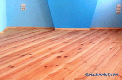 Wood floor processing: material selection