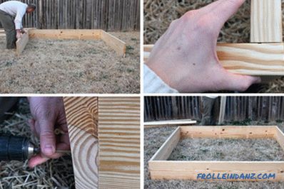 Children's sandbox with their own hands - photos and instructions