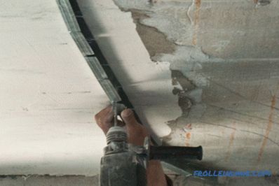 How to bend drywall and profile for its attachment