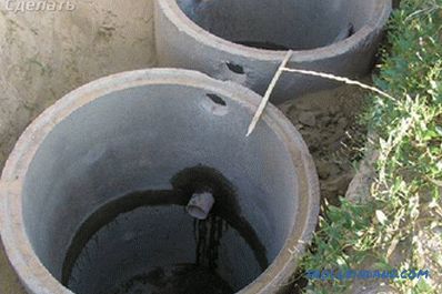 Septic tank without pumping their own hands