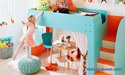 Children's bed loft with his own hands