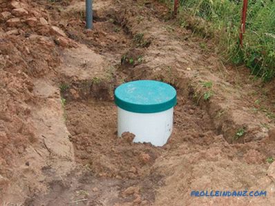 Installing a septic tank with your own hands