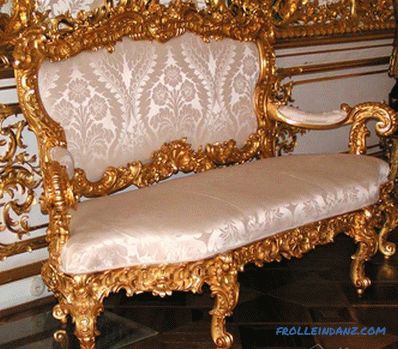 Rococo style in the interior - the characteristic features of Rococo (+ photos)
