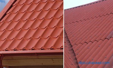 What is better metal or ondulin for the roof of a private house