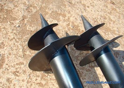 Screw piles - pros and cons, features, device