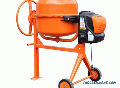 Which concrete mixer is better, rating top 5, comparison of characteristics and models