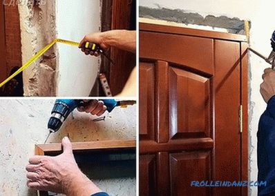 Do-it-yourself installation of interior doors (step-by-step instruction)