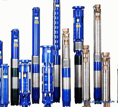 How to choose a submersible pump - models of submersible pumps