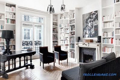 French style in the interior - the rules of design and photo design ideas