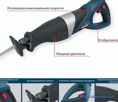 How to choose a saber electric saw - selection options