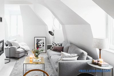 Scandinavian style living room interior